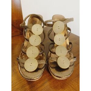 Diba Platform Wedge Betsie Belle Sandals size 5.5M